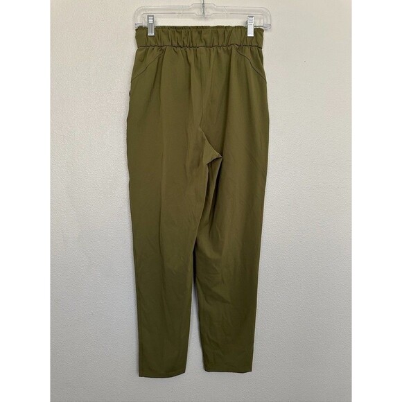 Lululemon Keep Moving High Rise Pant 26" Inseam Emerald Green Work Women's 4 - Picture 6 of 8